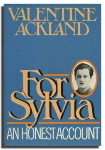 For Sylvia by Valentine Ackland, 1986 W. W. Norton hardcover