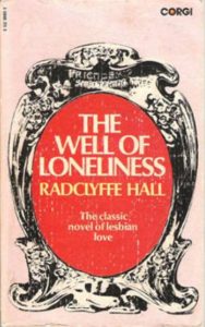 The Well of Loneliness by Radclyffe Hall, 1972 Corgi paperback