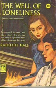 The Well of Loneliness by Radclyffe Hall, 1954 Perma Book mass market paperback