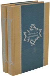 The Well of Loneliness by Radclyffe Hall, 1929 Covici Friede hardcover