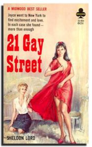 21 Gay Street by Sheldon Lord, 1967 Tower mass market paperback