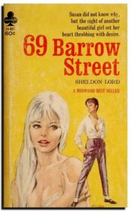 69 Barrow Street by Sheldon Lord, 1967 Midwood mass market paperback