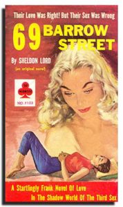 69 Barrow Street by Sheldon Lord, 1959 Midwood mass market paperback