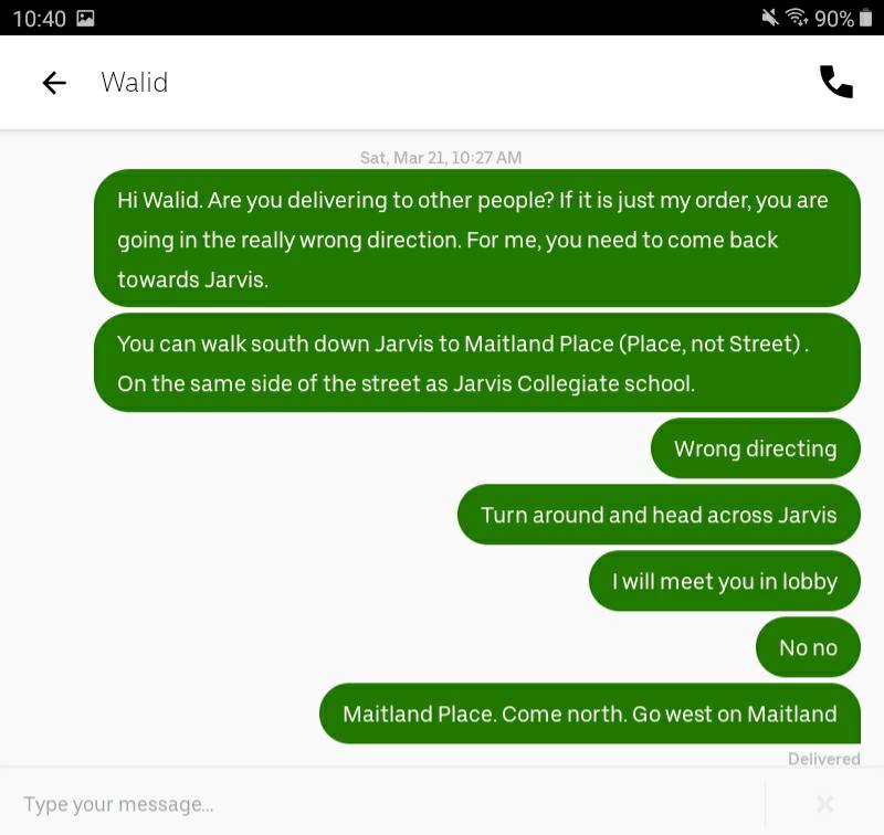 My almost correct coffee directiins