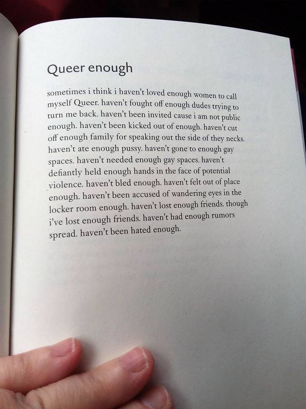 A page from Black Queer Hoe