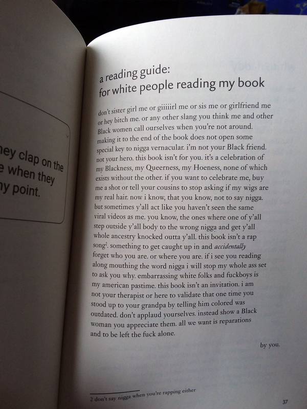 A page from Black Queer Hoe